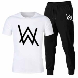 Vinyl AW Printed Summer Half sleeve Tshirt Tracksuits for Mens ( Tshirt + Trouser )