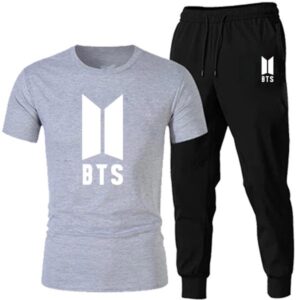 Vinyl Bts Printed Summer Tracksuit For Men