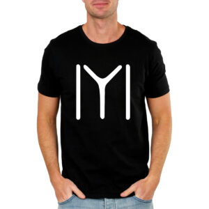 Black Kayi Tribe IYI Printed Tshirt For Men