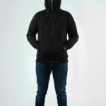 Balaclava Zip Hoodie – Black | Ninja Style Mask Hoodie for Men Balaclava Zip Hoodie