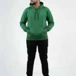 Solid Pull Over Hoodie – Green | Best Hoodie For Men Solid Pull Over Hoodie