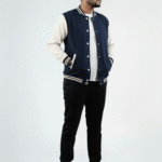 Baseball Varsity Jacket – Navy | Classic Streetwear with Modern Comfort Baseball Varsity Jacket