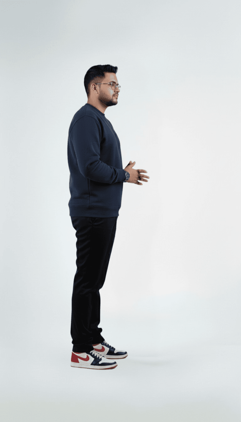 Solid Sweatshirt – Navy | Best Sweatshirt For Men Solid Sweatshirt