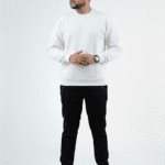 Solid Sweatshirt – White | Best Sweatshirt For Men Solid Sweatshirt